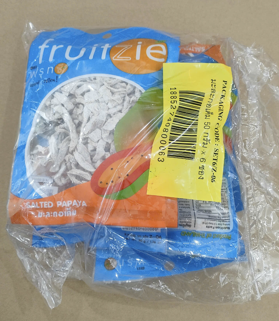 Bịch ô mai Fruite ( 6 gói x 50g )